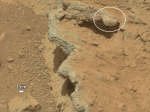 Берег древнего ручья на Марсе