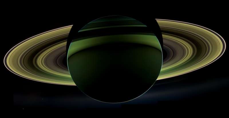 Saturn at Night