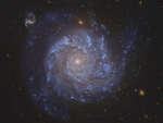 NGC 1309: спиральная галактика и ее друзья