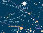 Астрономическая неделя с 21 по 27 января 2013 года