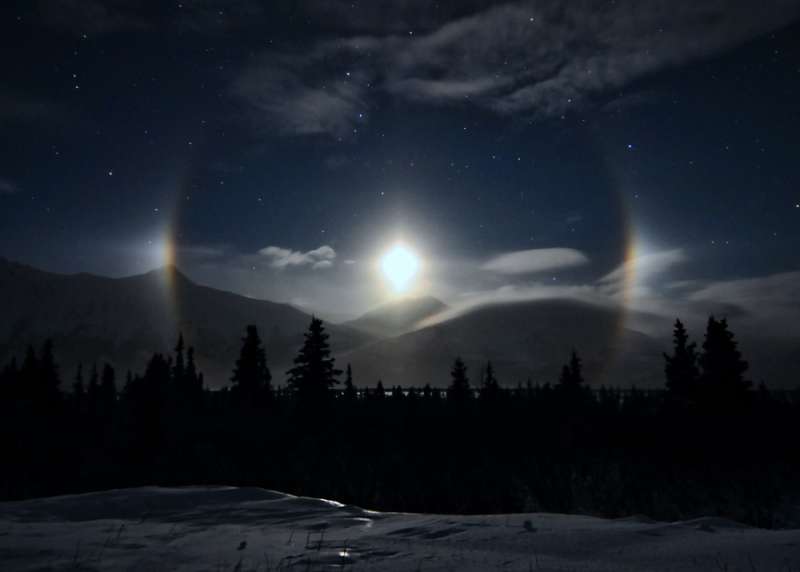 Ложные луны над Аляской