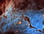 N11: звёздные облака в Большом Магеллановом Облаке