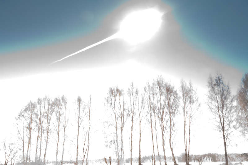 Chelyabinsk Meteor Flash