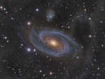 Большая спираль M81 и петля Арпа