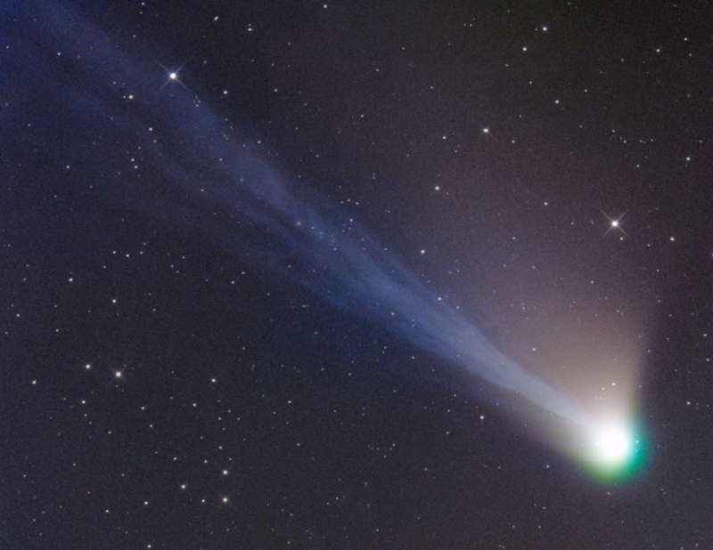Tails of Comet Lemmon
