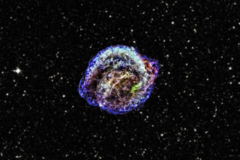 Остаток сверхновой Кеплера в рентгеновских лучах