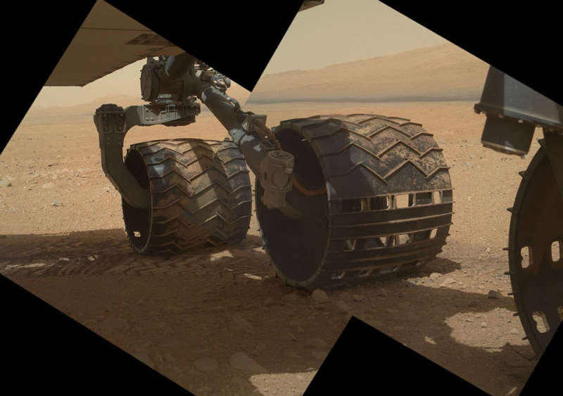 Кьюриозити: колёса на Марсе