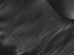 Полосы от сухого льда на Марсе