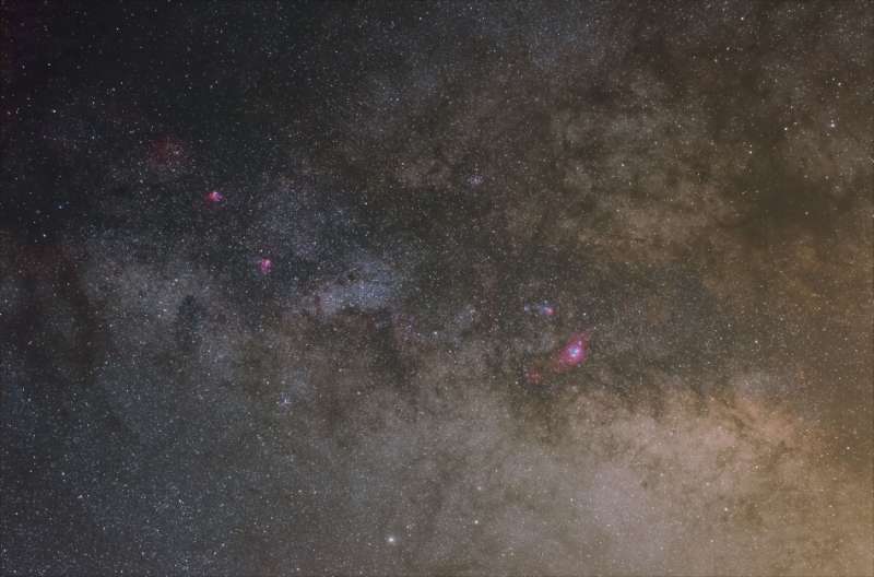 Одиннадцать объектов Мессье