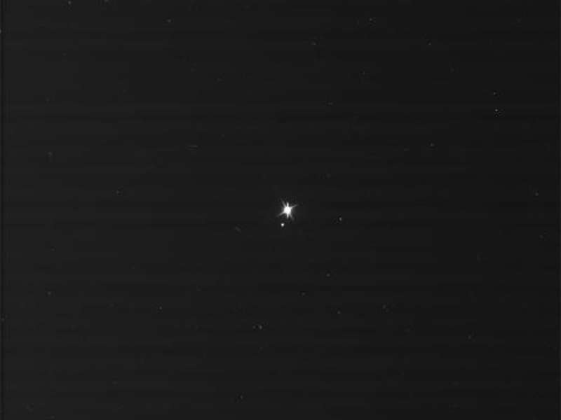 Earth and Moon from Saturn