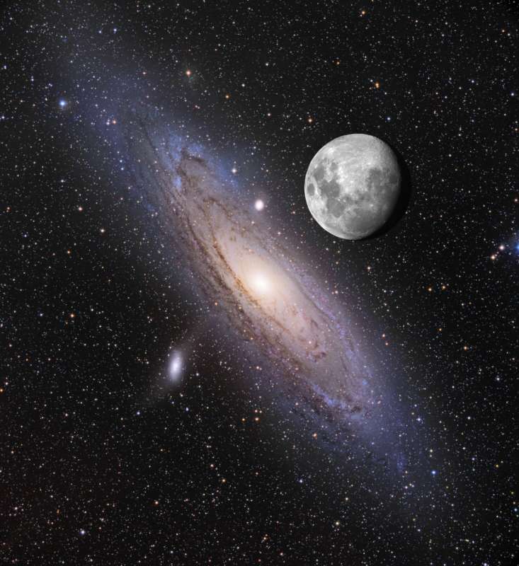 Moon Over Andromeda