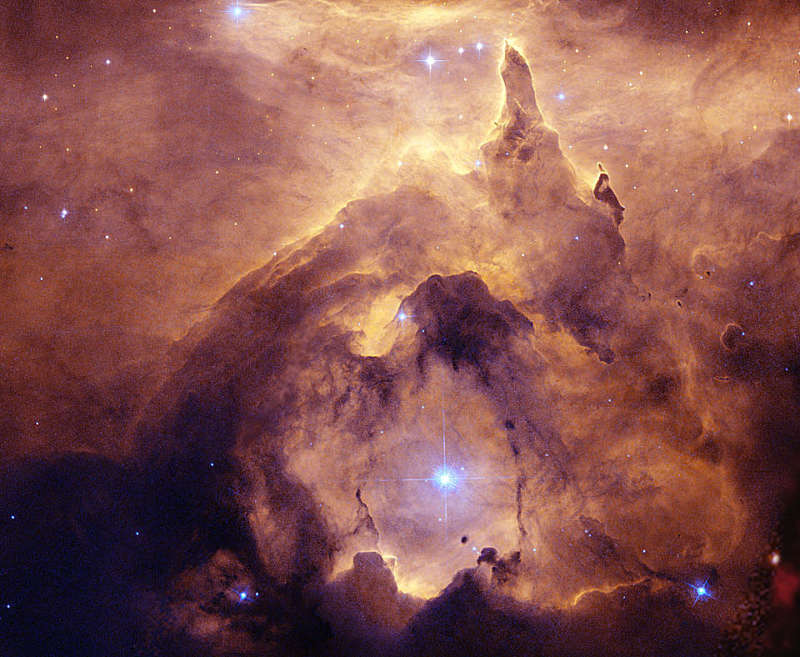 Массивная звезда в NGC 6357