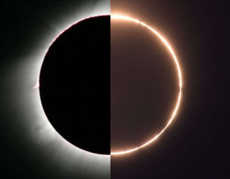 A Rare Hybrid Solar Eclipse
