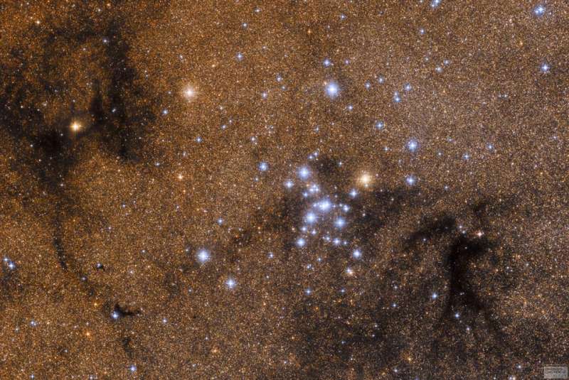 M7: рассеянное звездное скопление в Скорпионе