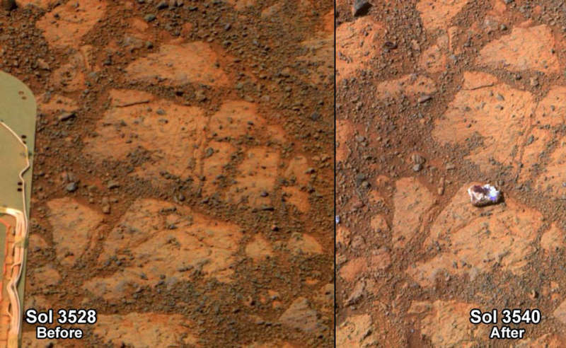 Jelly Donut Shaped Rock Appears on Mars