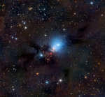 Звёздная пыль в NGC 1333