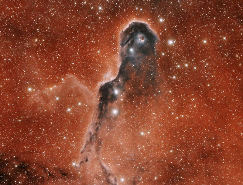 Необычная глобула в IC 1396