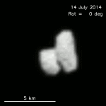 Космический аппарат Розетта показывает два компонента кометы