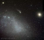 Облако, скопления и комета Сайдинг-Спринг
