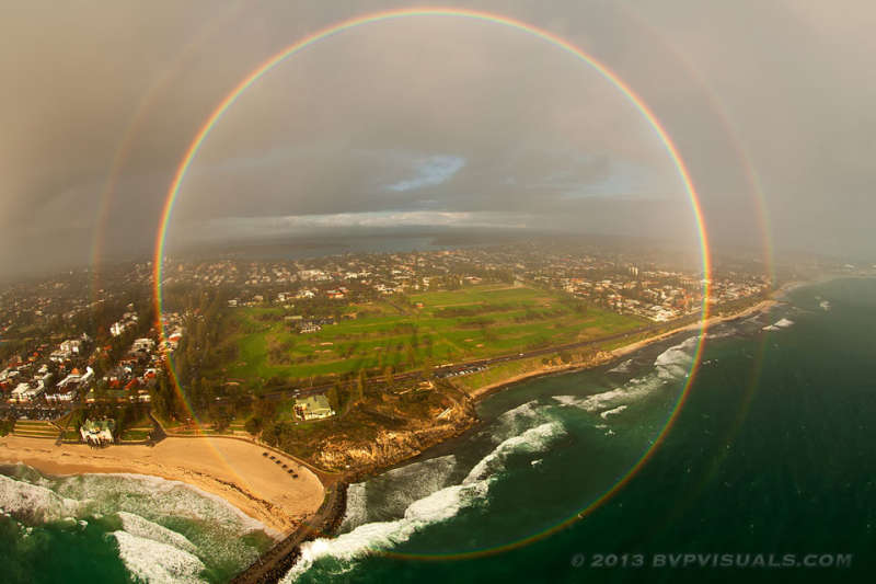 A Full Circle Rainbow over Australia