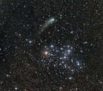 Мессье 6 и комета Сайдинг-Спринг