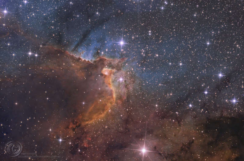 SH2 155: The Cave Nebula