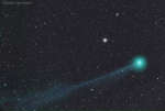 Комета Лавджоя перед шаровым звездным скоплением