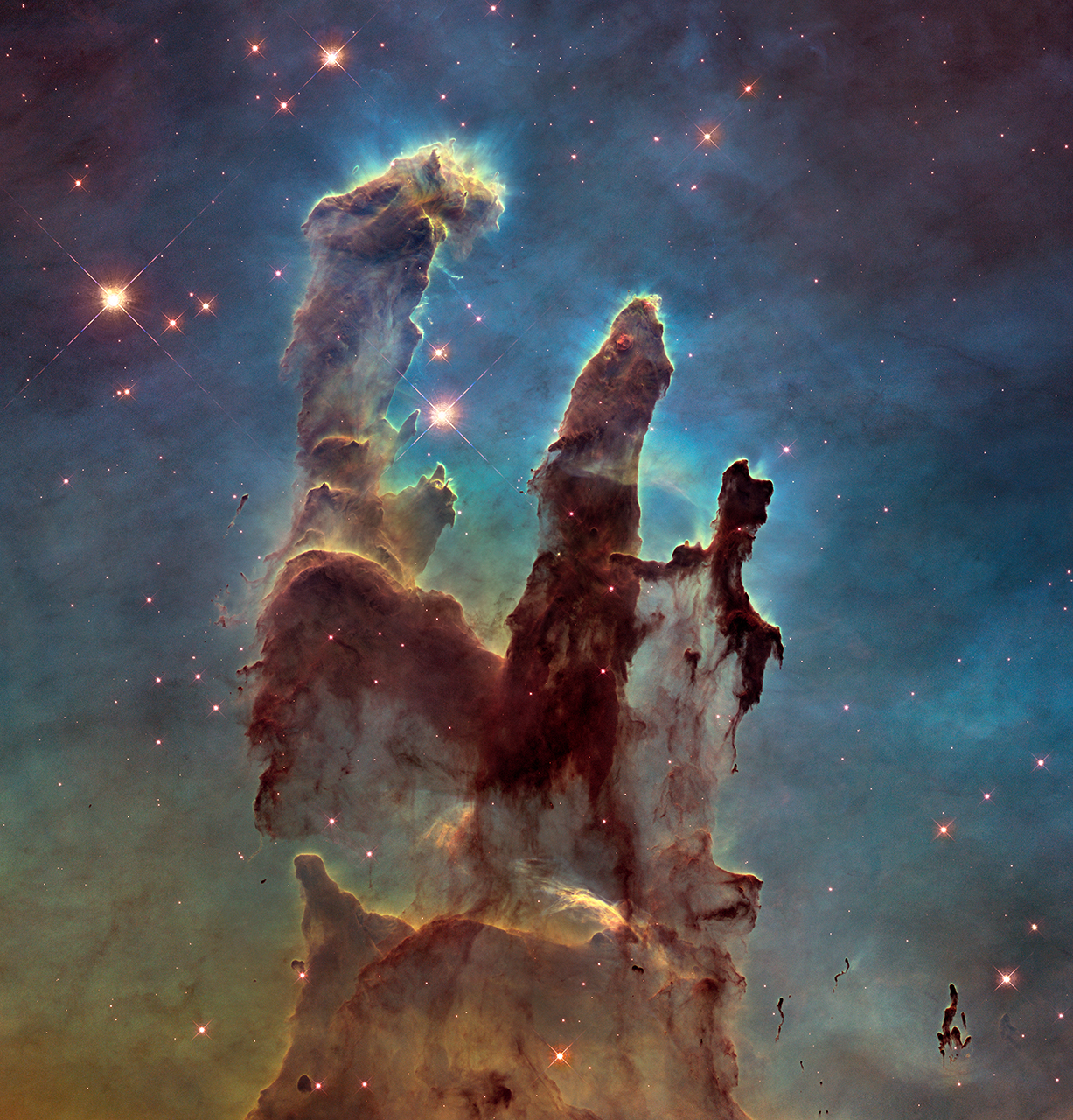 Hubble 25th Anniversary: Pillars of Creation