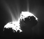 Струи на комете Чурюмова-Герасименко