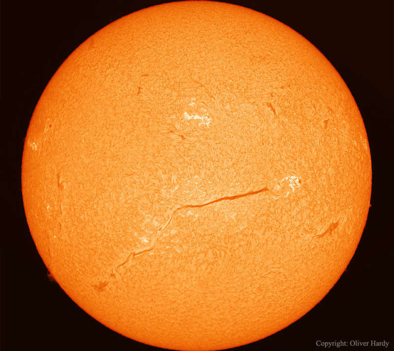 An Extremely Long Filament on the Sun
