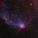 NGC 602 v tumannosti Letuchii Drakon
