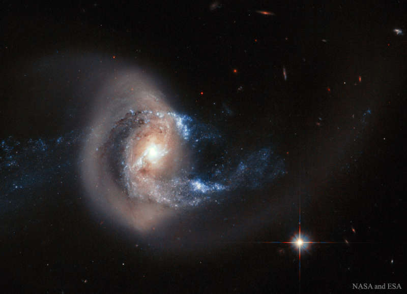 Galaxy NGC 7714 After Collision