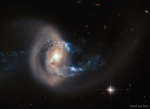 Галактика NGC 7714 после столкновения