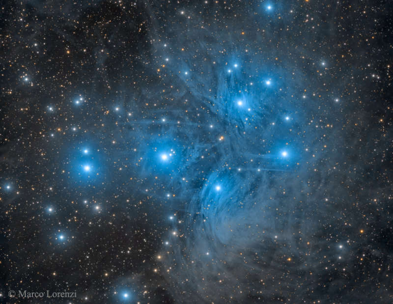 M45: The Pleiades Star Cluster