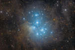 M45: звёздное скопление Плеяды