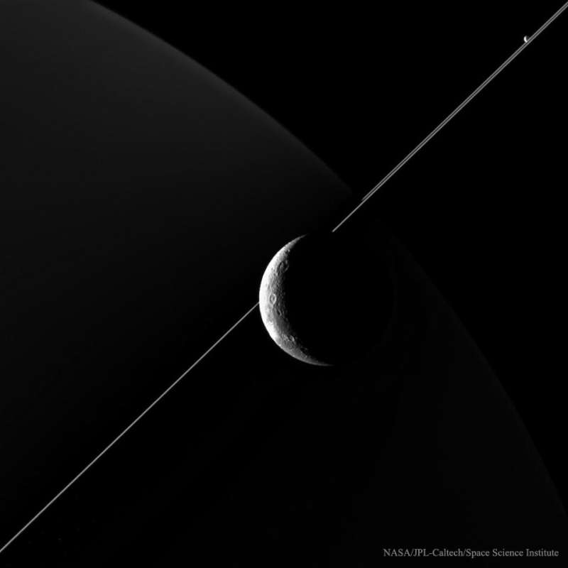 APOD: 2015 July 8  In the Company of Dione
