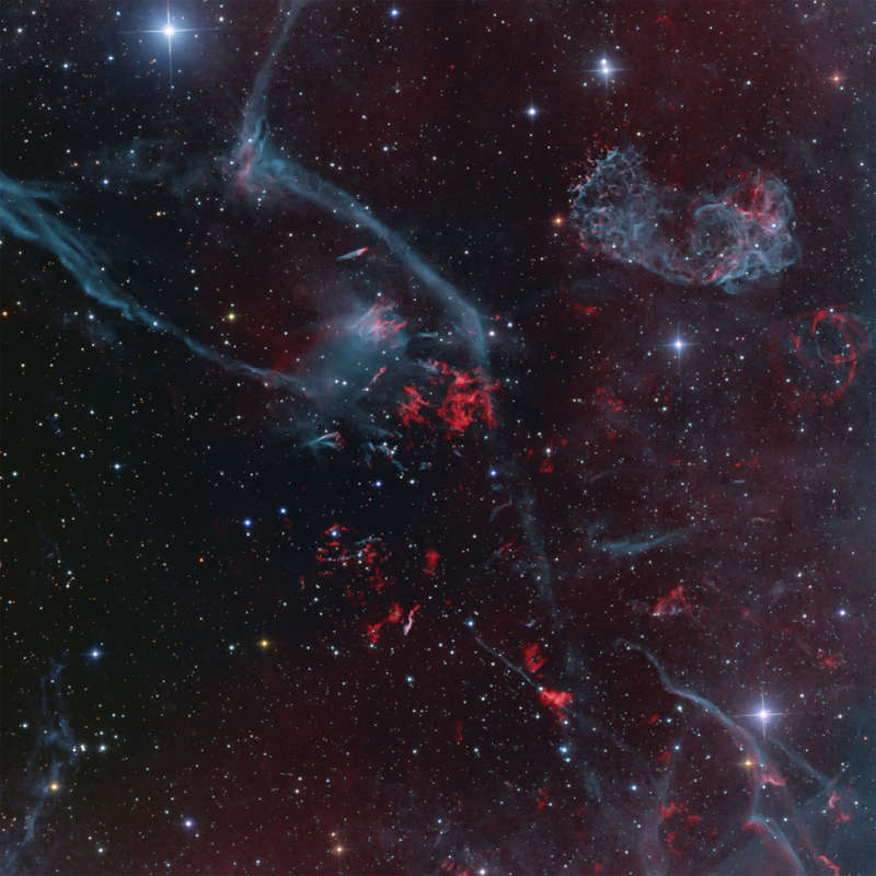 Puppis A Supernova Remnant