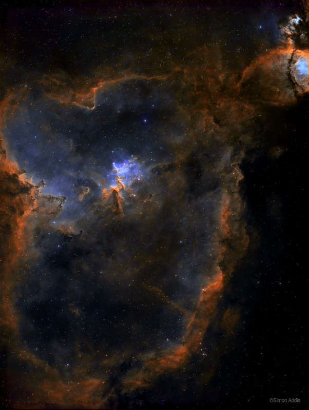 Bright from the Heart Nebula