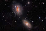 Распутывающаяся галактика NGC 3169