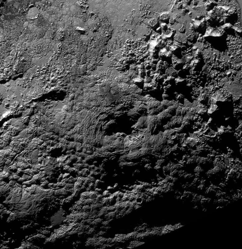 Wright Mons on Pluto