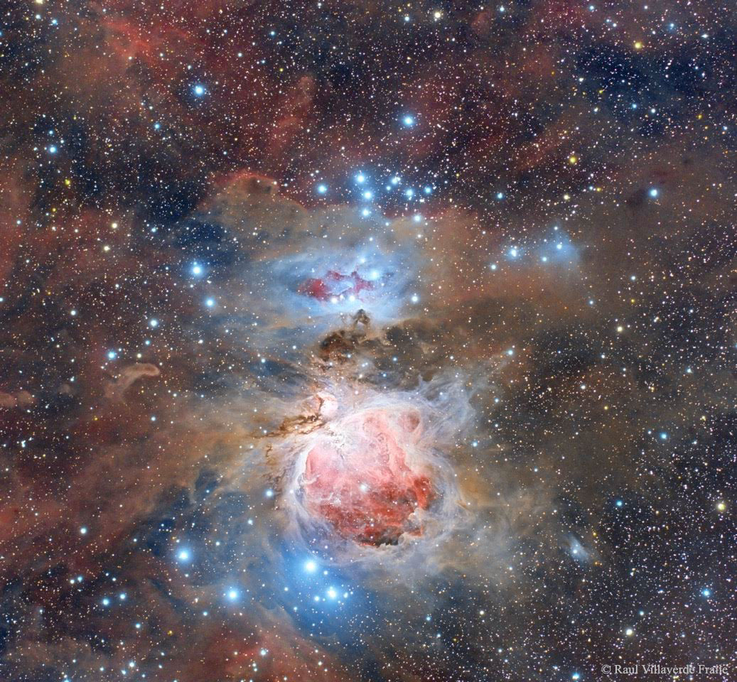 Dust of the Orion Nebula