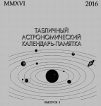 Компактный астрономический календарь на 2016 год