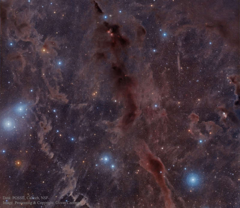 Dark Nebulas across Taurus