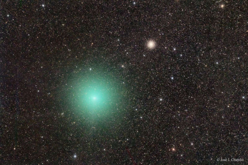 The Comet and the Star Cluster