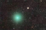 Комета и звёздное скопление