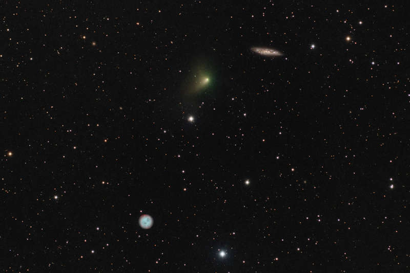 Комета, Сова и галактика