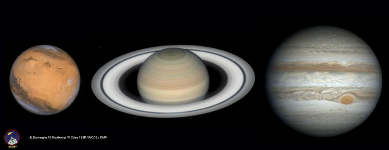 Три планеты: вид из обсерватории Пик-дю-Миди
