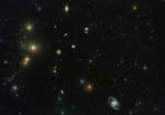 Скопление галактик в Печи