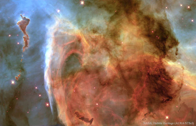 The Keyhole in the Carina Nebula