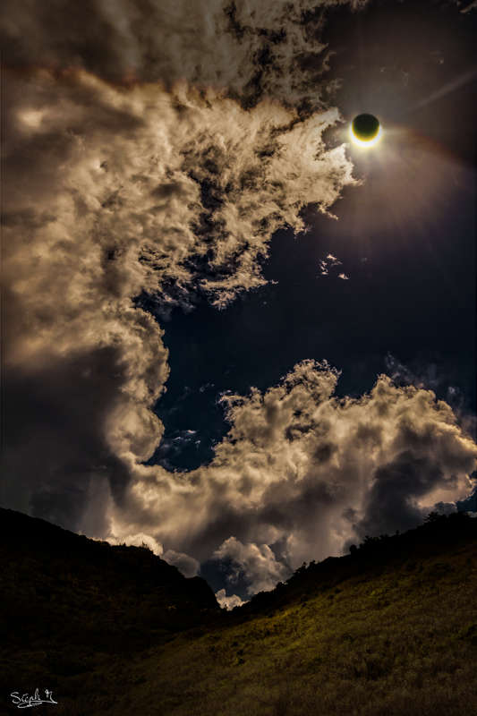 Reunion Island Eclipse